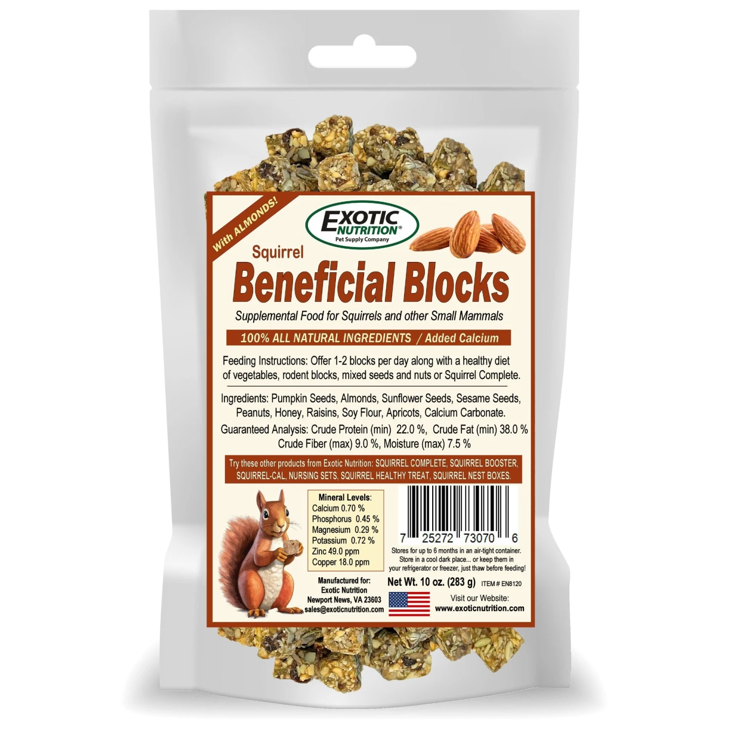 Squirrel Beneficial Blocks Squirrel Food 7 Squirrel Beneficial Blocks Squirrel Food - Image 7