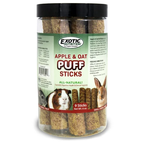 Apple & Oat Puff Sticks 19 Apple & Oat Puff Sticks -Nutrition Pet Shop Apple OatPuffSticks front