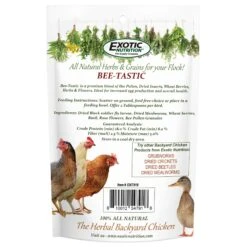 Bee-Tastic Chicken Treat Backyard Chicken Treat -Nutrition Pet Shop BeeTastic7ozBack1