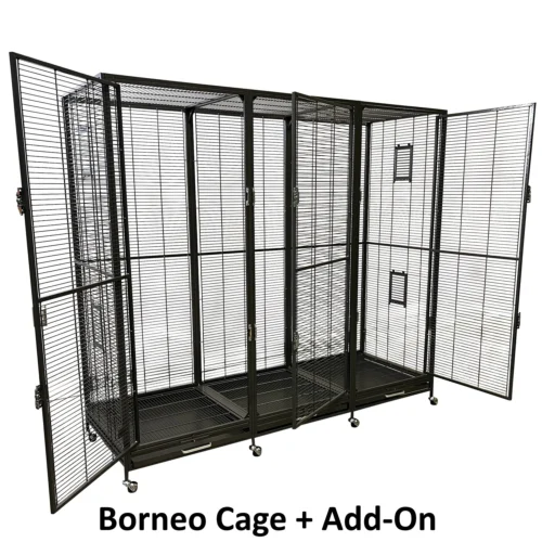Borneo Cage -Nutrition Pet Shop BorneoWithAddOnFront2 413dc866 b545 42a5 ad4a 505f80d9a65a