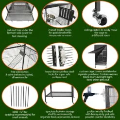 Madagascar Cage -Nutrition Pet Shop Cage Features Qualities Ad Congo and Madagascar 3 1