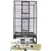 Congo Cage & Starter Pack For Squirrels 3 Congo Cage & Starter Pack For Squirrels -Nutrition Pet Shop CongoCageSquirrelStarterSet1 1