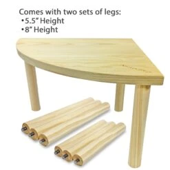 Corner Riser Platform 24 Corner Riser Platform -Nutrition Pet Shop CornerRiserLegs2