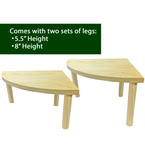 Corner Riser Platform 23 Corner Riser Platform -Nutrition Pet Shop CornerRiserLegs4