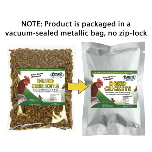 Chicken Treat 3 Pack -Nutrition Pet Shop DriedCricketsMetallicPackaging1