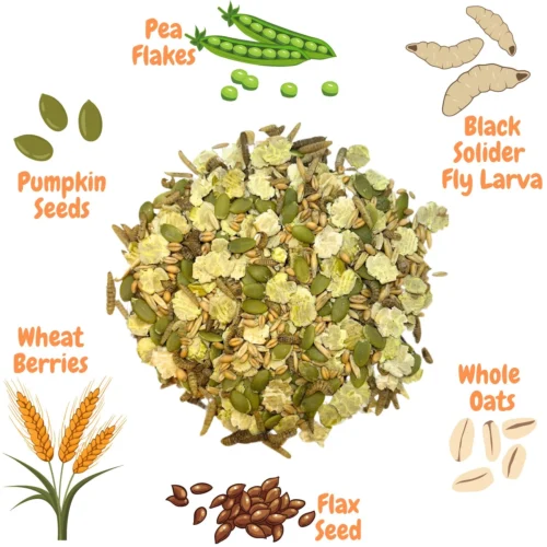 Chicken Treat 3 Pack -Nutrition Pet Shop FlockYeahIngredients 1