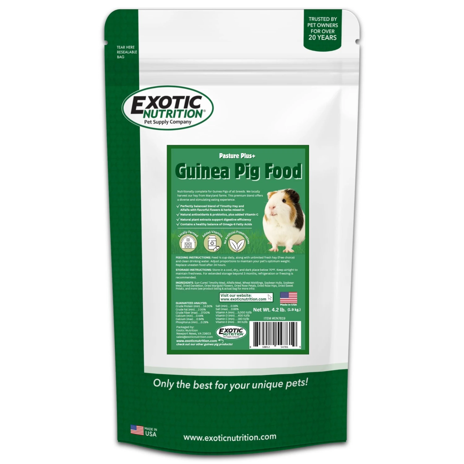 Guinea Pig Food 4.2 Lb. 1 Guinea Pig Food 4.2 Lb.