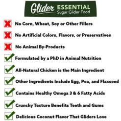 Sugar Glider Food Sample Pack -Nutrition Pet Shop Glider Essential Benefits Ad 1