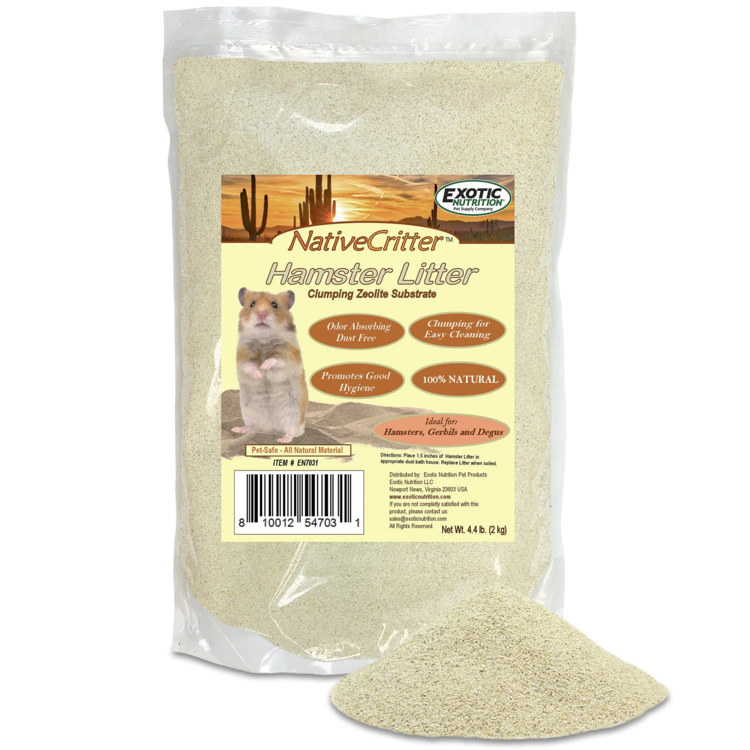 Hamster Litter 4.4 Lb. 1 Hamster Litter 4.4 Lb.