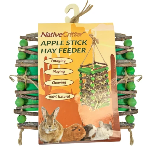 Apple Stick Hay Feeder 9 Apple Stick Hay Feeder -Nutrition Pet Shop HayFeederPackaging1