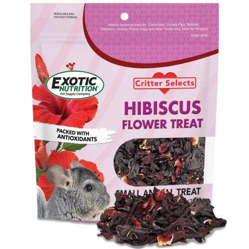 Hibiscus Flower Treat 9 Hibiscus Flower Treat -Nutrition Pet Shop HibiscusFlowers1oz2