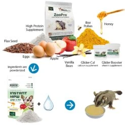 Glider Complete Food Starter Package 13 Glider Complete Food Starter Package -Nutrition Pet Shop Instant HPWHoneyFruitIngredients 1 77668515 3d3f 49e3 be5e fa2d93c49a8d