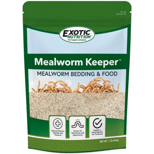 Mealworm Keeper Live Mealworm Food & Bedding
