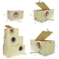 Sturdy Nest Box 34 Sturdy Nest Box -Nutrition Pet Shop NestBoxDimensionsGuide 1
