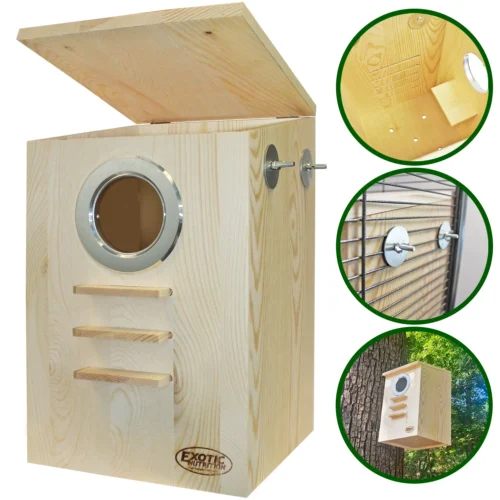 Squirrel Nest Box -Nutrition Pet Shop NestBoxXLFeatures2