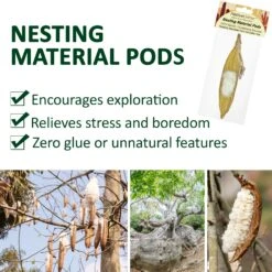 Nesting Material Pods -Nutrition Pet Shop NestingMaterialPodsFeatures1