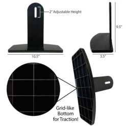 Replacement Stand For Silent Runner Wheel 12" -Nutrition Pet Shop PlasticSilentRunnerWheelStandDimensions
