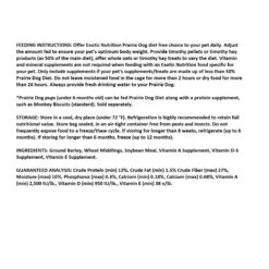 Prairie Dog Food 9 Prairie Dog Food -Nutrition Pet Shop PrairieDogDiet3