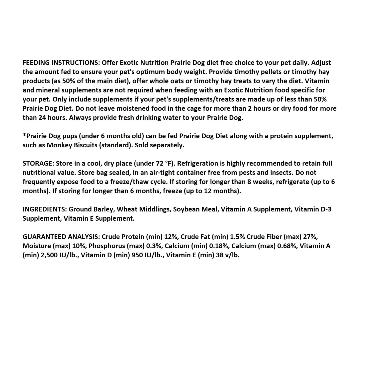 Prairie Dog Food 5 Prairie Dog Food - Image 5