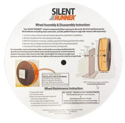 Back Plate For Silent Runner 9" -Nutrition Pet Shop Silent Runner Assembly 2