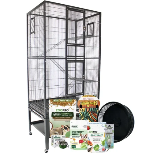 Congo Cage & Starter Pack For Sugar Gliders