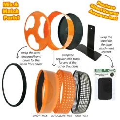 Auto-Clean Track 12 In. (Orange) 10 Auto-Clean Track 12 In. (Orange) -Nutrition Pet Shop SwapOrangeSilentRunnerParts1