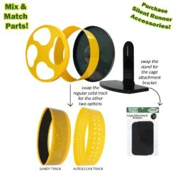 Silent Runner 9 In. -Nutrition Pet Shop SwapYellowSilentRunnerParts2