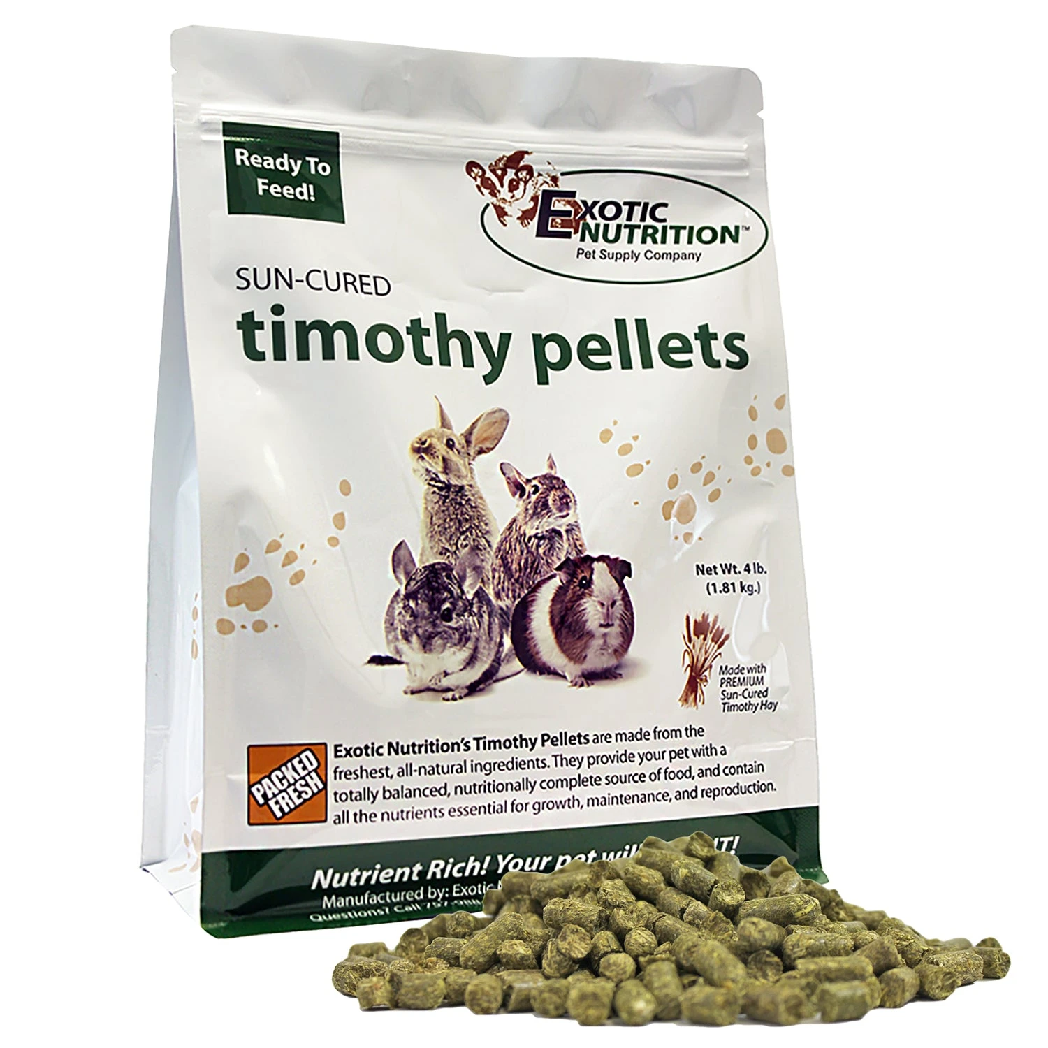 Timothy Pellets Rabbit & Guinea Pig Food 5 Timothy Pellets Rabbit & Guinea Pig Food - Image 5