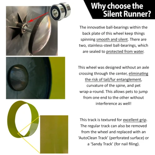 Silent Runner 12 In (Wide) 13 Silent Runner 12 In (Wide) -Nutrition Pet Shop WhyChooseSilentRunnerGreen1