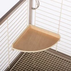 Wood Corner Platform -Nutrition Pet Shop WoodCornerPlatformSmall 3