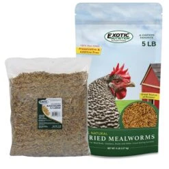 Worm Combo Pack / 5 Lb. Mealworms & 5 Lb. Black Soldier Fly Larvae