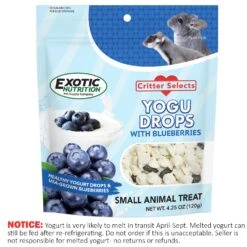 Yogu Drops With Blueberry -Nutrition Pet Shop YoguDropswithBlueberries4.25ozHeatNotice 1 1