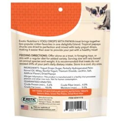 Yogu Drops With Papaya -Nutrition Pet Shop YoguDropswithPapaya4.5OZBack