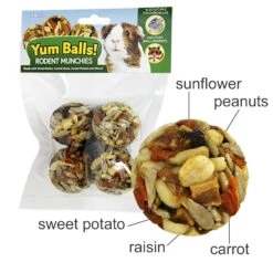 Yum Balls! Rodent Munchies 5 Yum Balls! Rodent Munchies -Nutrition Pet Shop YumBallsRodentMunchies 1