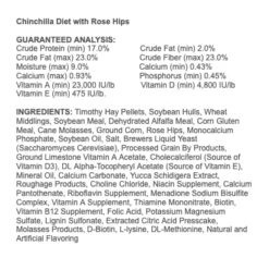 Chinchilla Cage & Starter Pack 13 Chinchilla Cage & Starter Pack -Nutrition Pet Shop chinchila diet rose hips ingredients